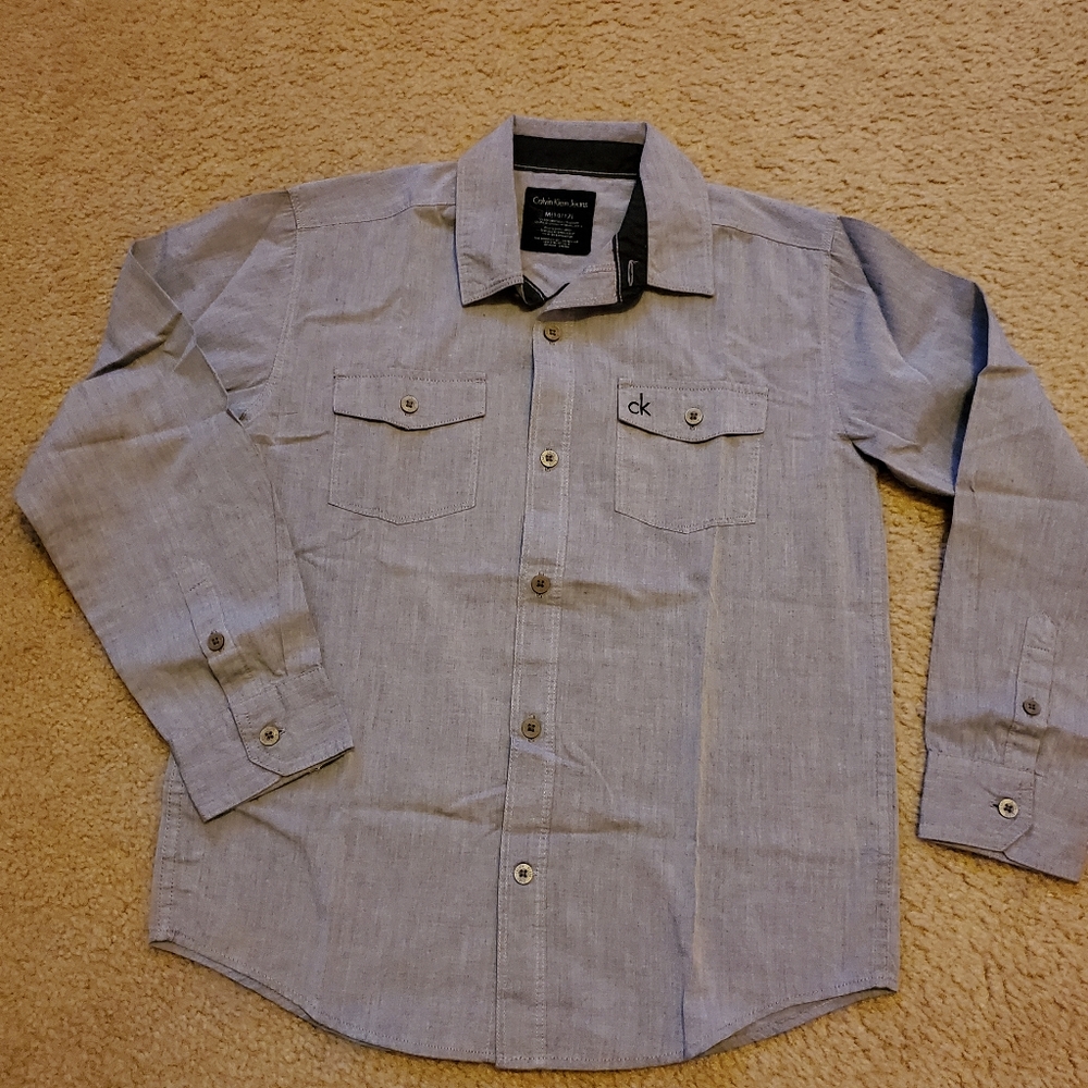 Calvin Klein boy's button down shirt